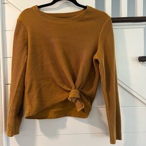 Madewell Front-Tie Sweater (M)
